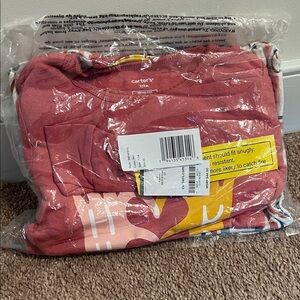 Carter's Red and Yellow Pajama Set